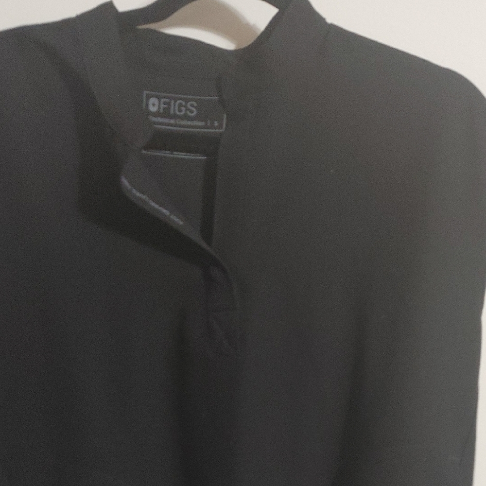 Figs Classic Black Medical Top